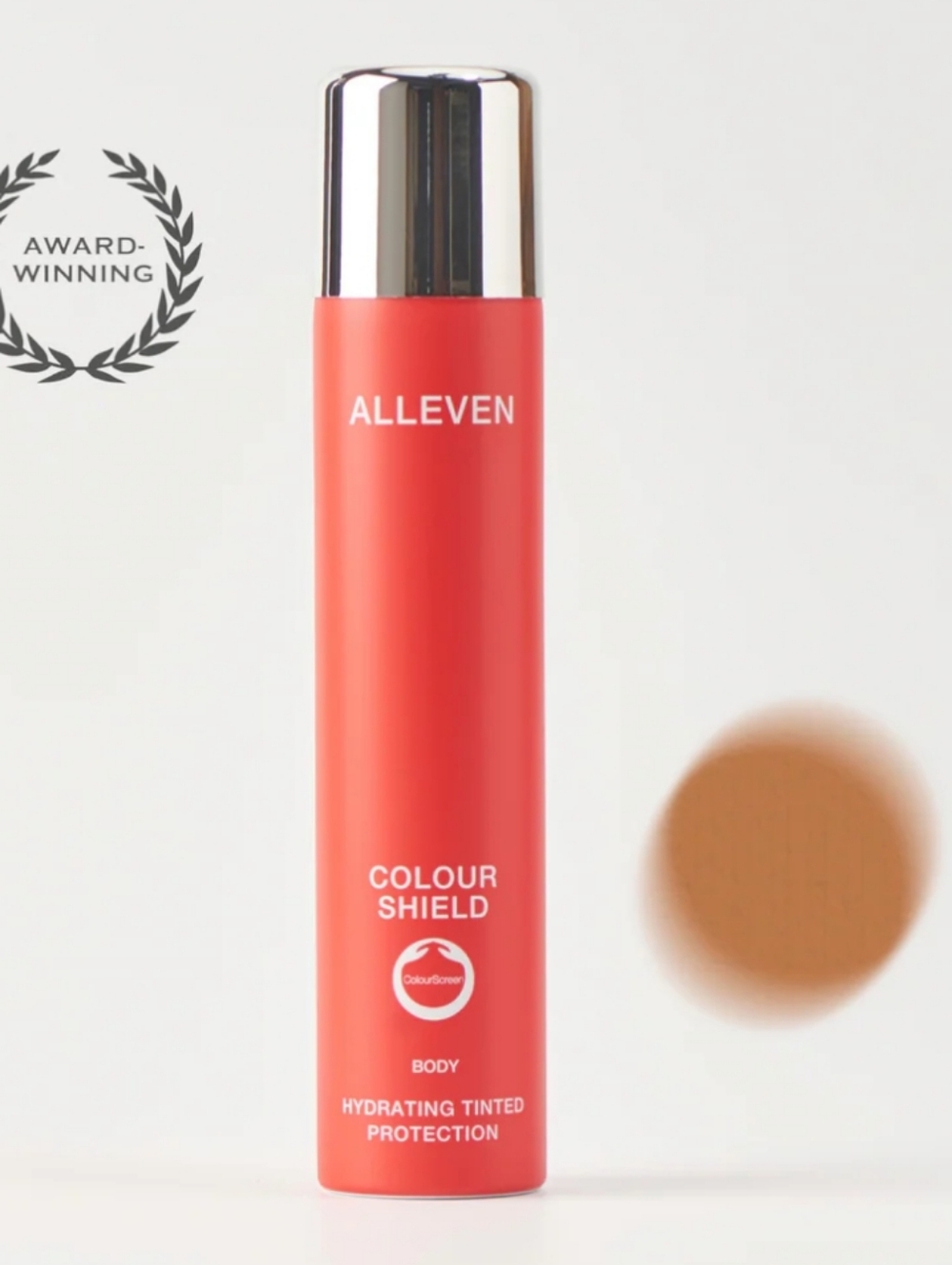 ALLEVEN Colour Shield Body Hydrating Tinted Protection 200 ml Amber Shade